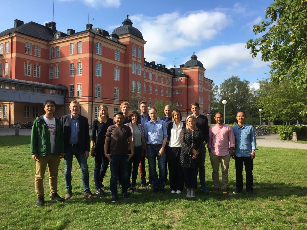 Group picture of Sysmic network meeting in Uppsala, September 6th, 2018